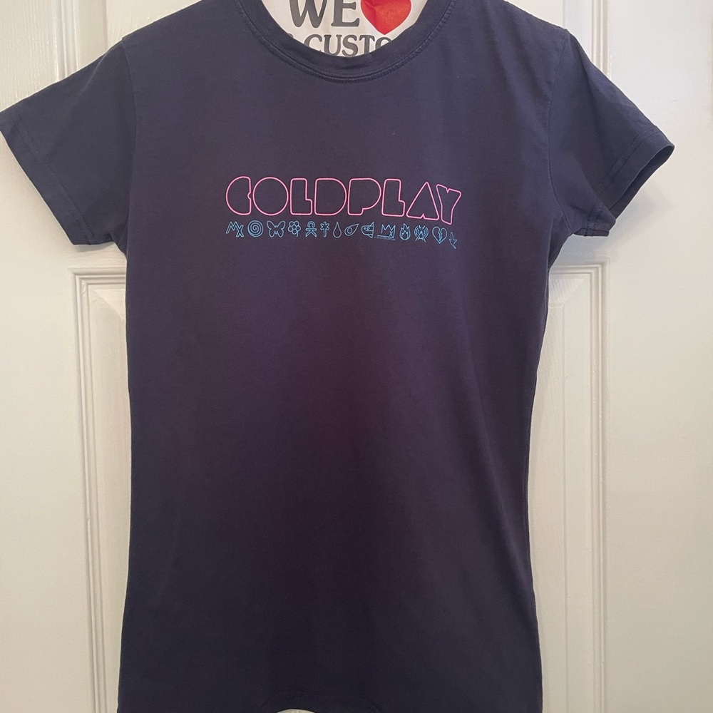 Vintage Coldplay MYLO XYLOTO 2012 Women’s Babydoll Concert T-shirt